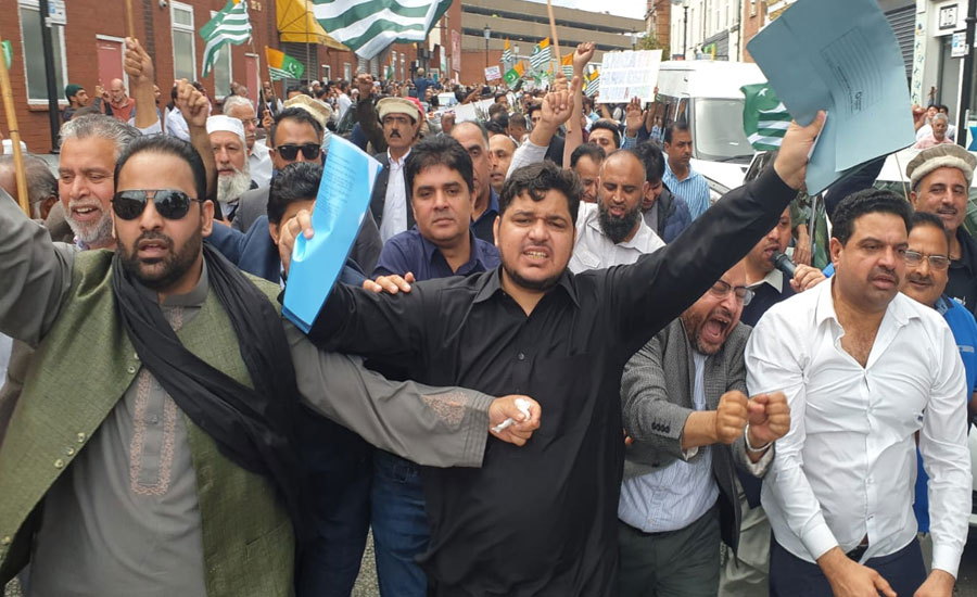 Kashmir issue: Protest outside Indian Consulate in Birmingham
