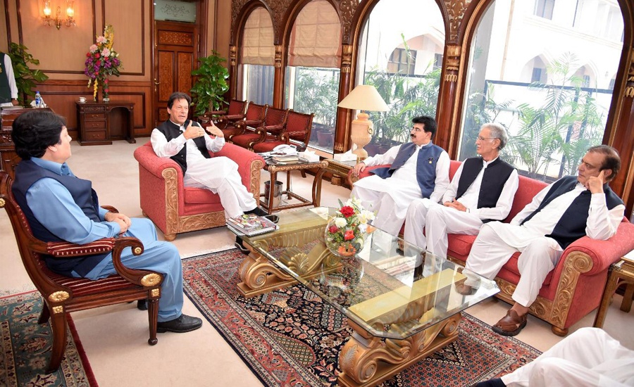 PM Imran Khan congratulates Sadiq Sanjrani on regaining Senate confidence