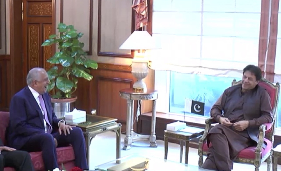 US Special Envoy to Afghanistan Zalmay Khalilzad calls on PM Imran Khan