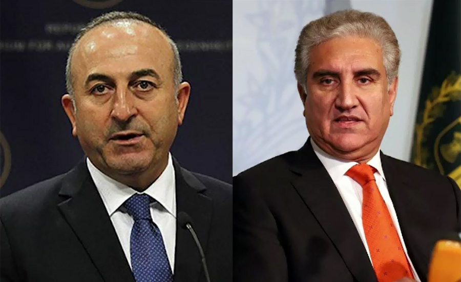 FM Qureshi phones Turkish counterpart, OIC secretary general to discuss IOK situation