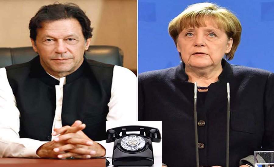 PM Imran Khan phones German Chancellor Angela Merkel to discuss Indian illegal acts