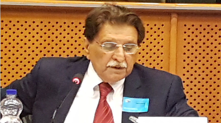 AJK PM to attend European Parliament meeting on Kashmir today