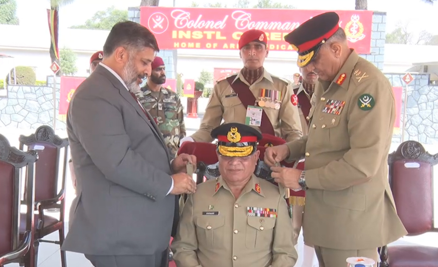 Army Chief installs AMC Colonel Commandant