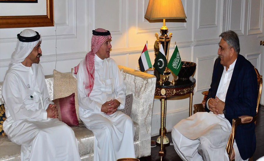 Saudi, UAE FMs assure COAS for full support over Kashmir situation