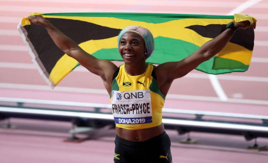 With 4th world gold medal Fraser-Pryce makes history in 100 metres