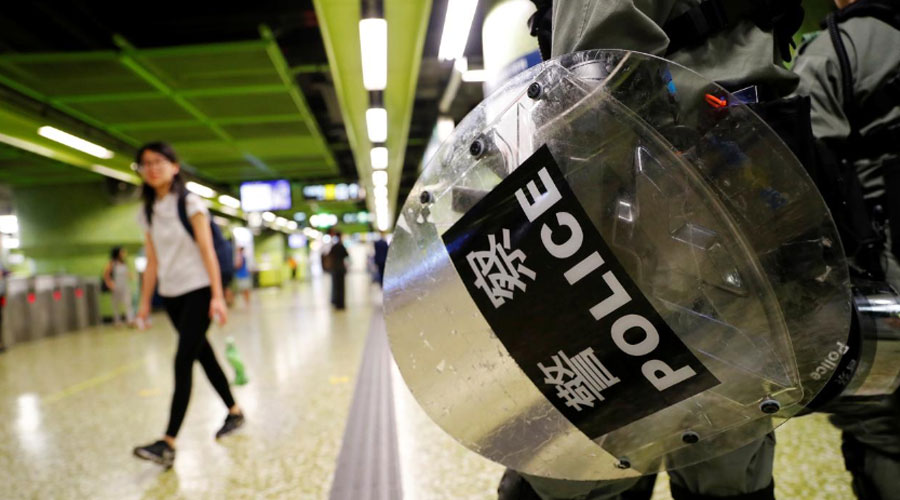 Hong Kong on edge after weekend of clashes, airport disruption