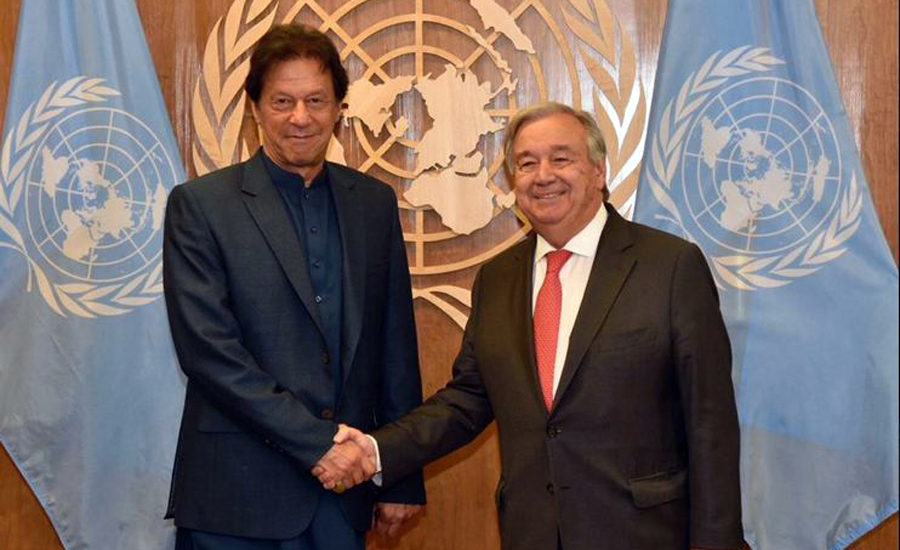 PM Imran Khan apprises UN Secretary General Antonio Guterres of worsening situation in IOJ&K