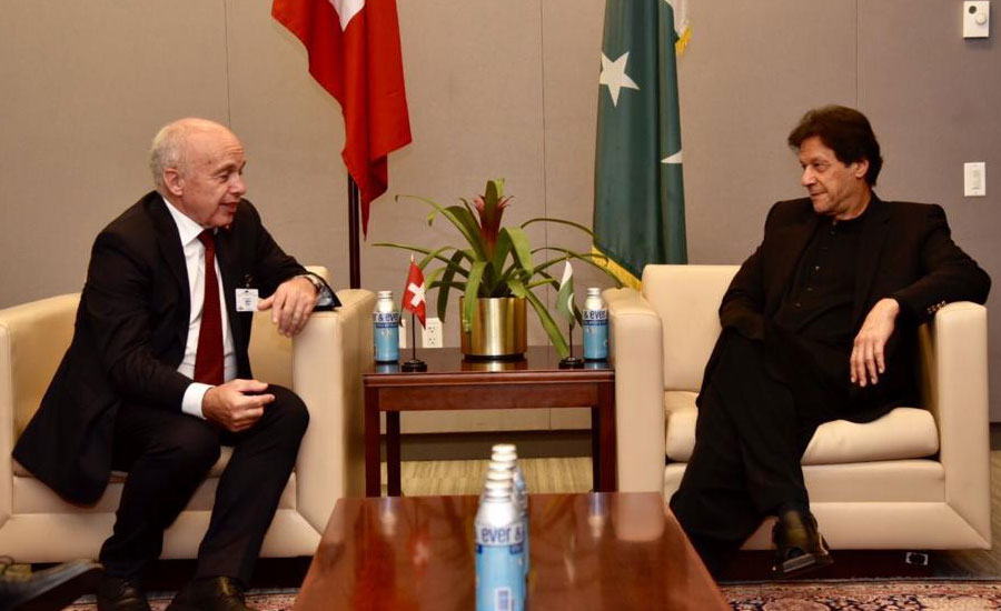 PM urges Swiss president for resolution of Kashmir issue