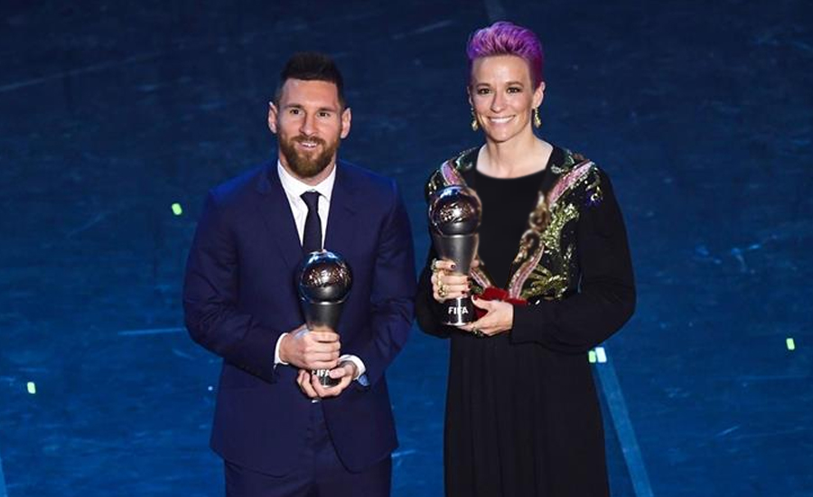 Messi wins best FIFA player of the year for record sixth time