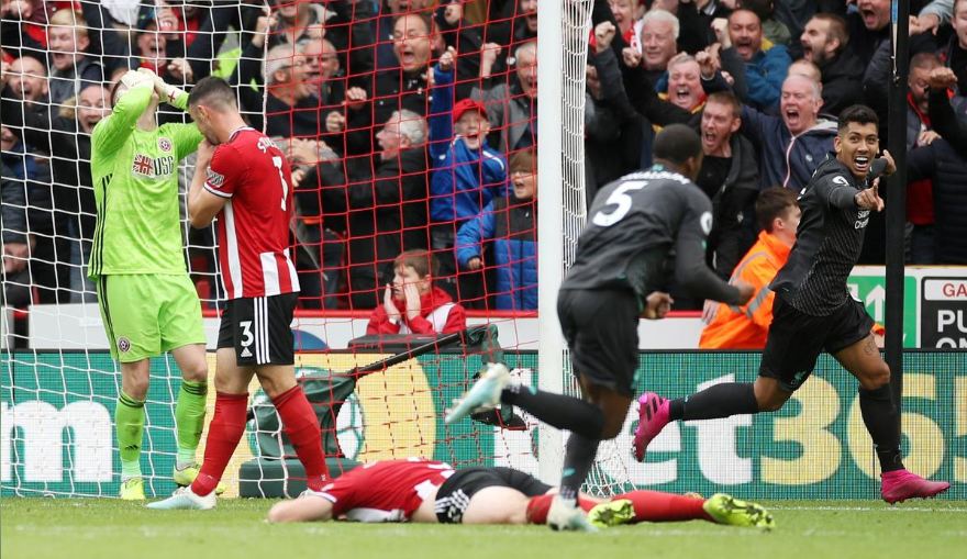 Sheffield United keeper howler hands Liverpool seventh straight win