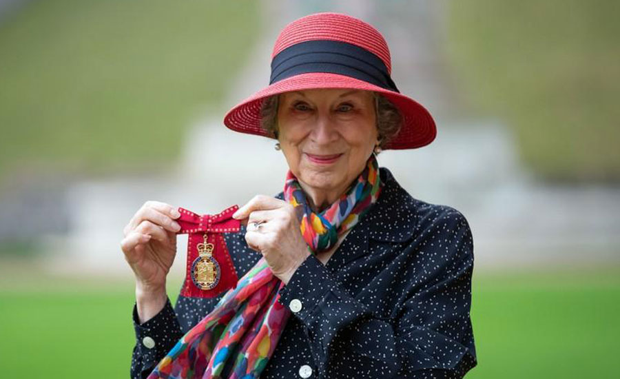 'Emotional' author Atwood honored at Windsor Castle