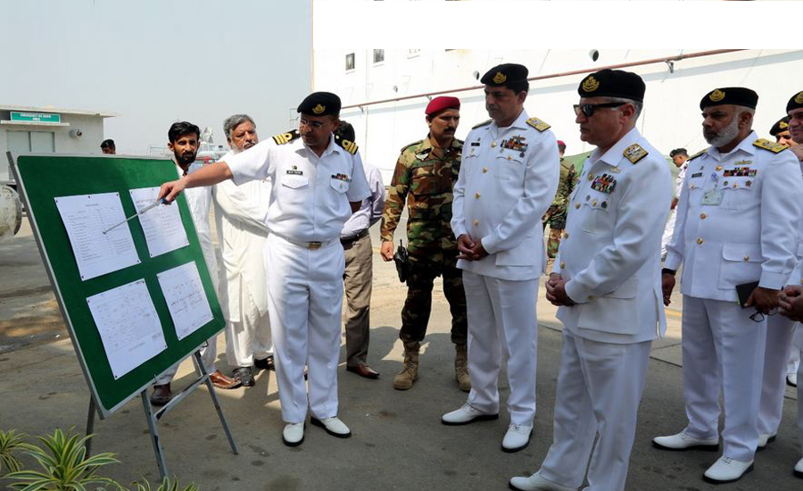 CNS Zafar Abbasi visits PMSA Headquarters, Navy Dockyard