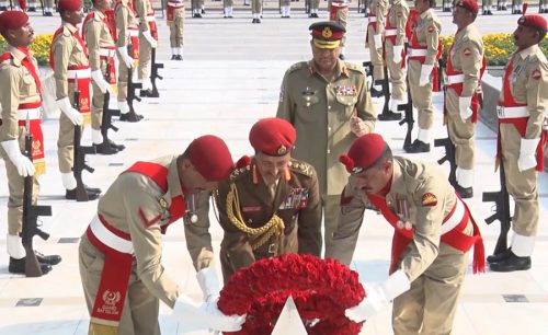 Oman Armed Forces Chief, Lt Gen Ahmed Bin Harith, COAS Bajwa