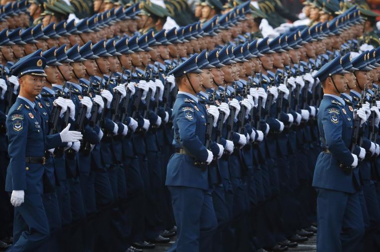 China flexes military muscle to mark 70 years of Communist rule