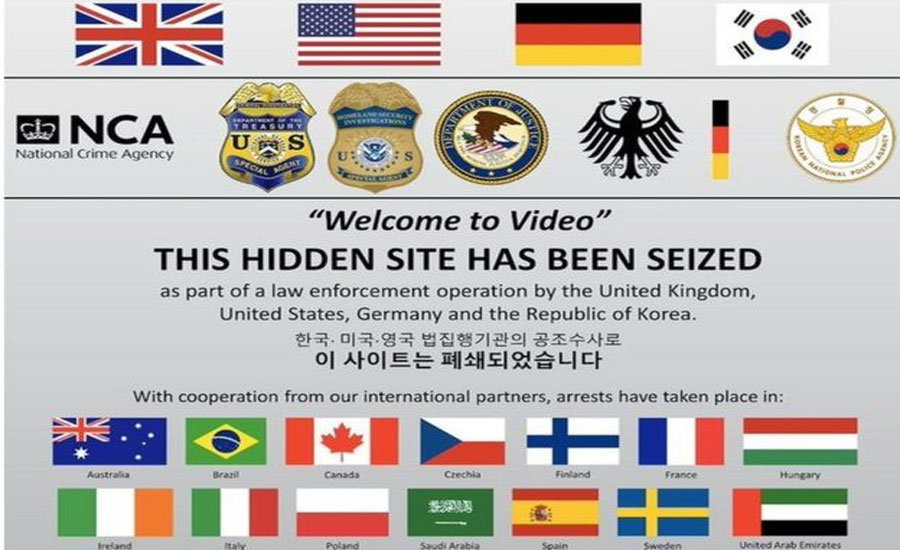 More than 300 arrested across 38 countries in dark web child pornography site