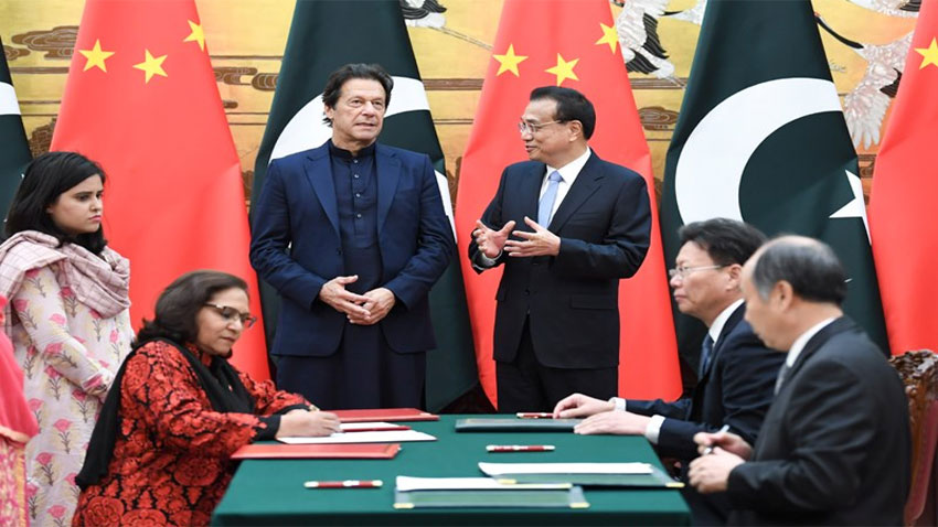 Pakistan, China sign different MoUs
