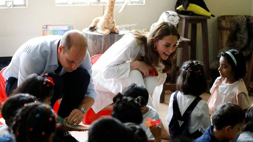 Royal couple visits SOS Children’s Village in Lahore
