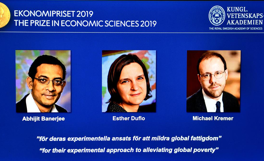Banerjee, Duflo and Kremer win 2019 Nobel economics prize