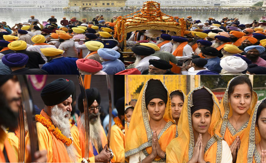 Sikh community celebrating Baba Guru Nanak’s 550th birth anniversary