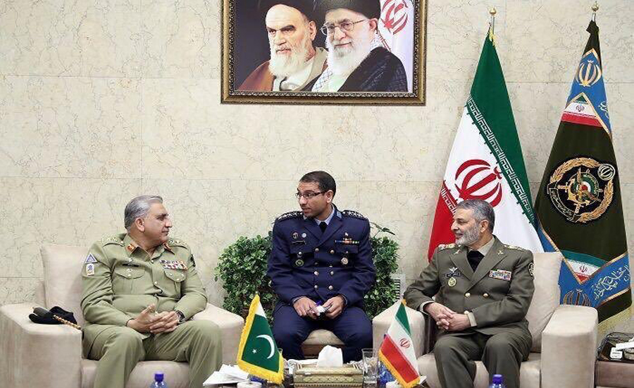 COAS meets Iranian Supreme NSC Secretary Ali Shamkhani, Army Chief Mousavi