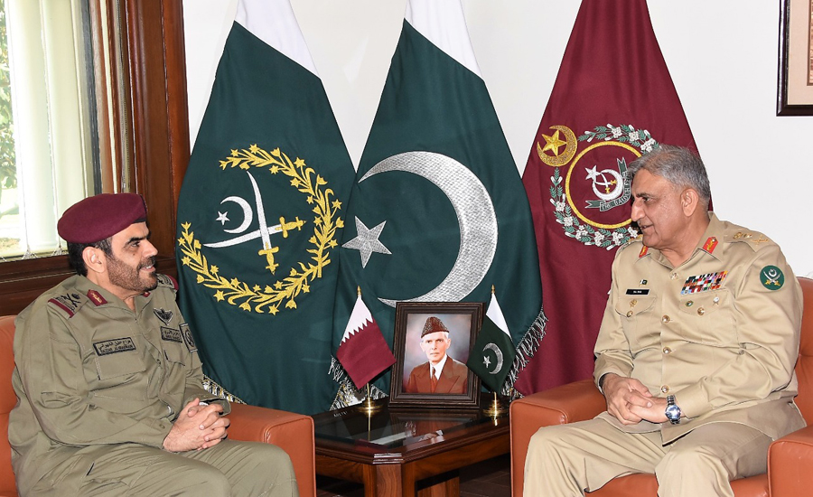 COAS Qamar Bajwa, Qatar Emiri Guard commander discuss regional security