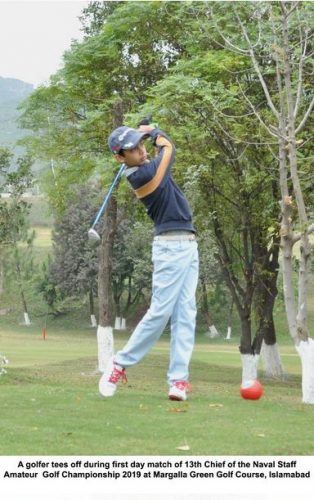 13th DTA, Chief of the Naval Staff, Amateur, Golf Cup, starts, Islamabad 