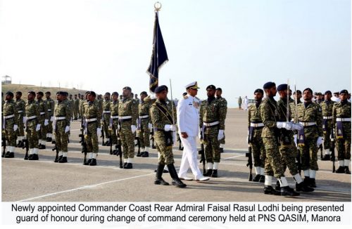 Rear Admiral, Faisal Rasul, Lodhi, Coastal Command, Pakistan Navy