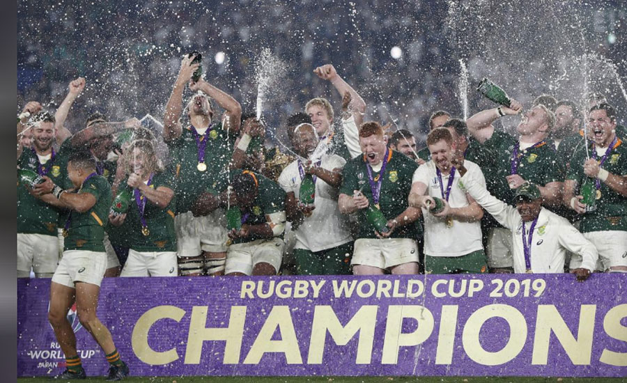 Rainbow nation turns gold as Springboks lift World Cup
