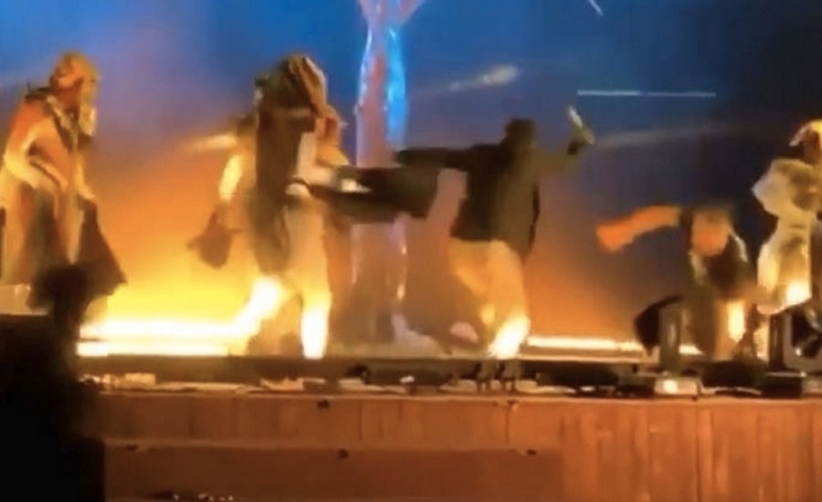 Three performers stabbed on stage in Saudi capital