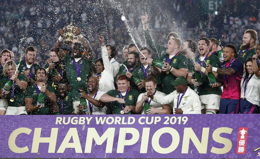 South Africa dominate England to win third Rugby World Cup