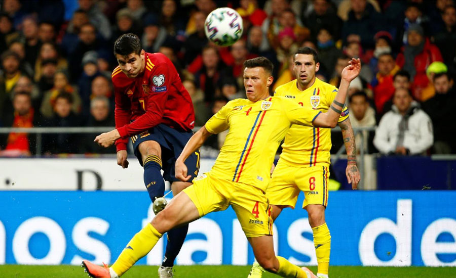 Spain thrash Romania amid doubts about coach Moreno's future