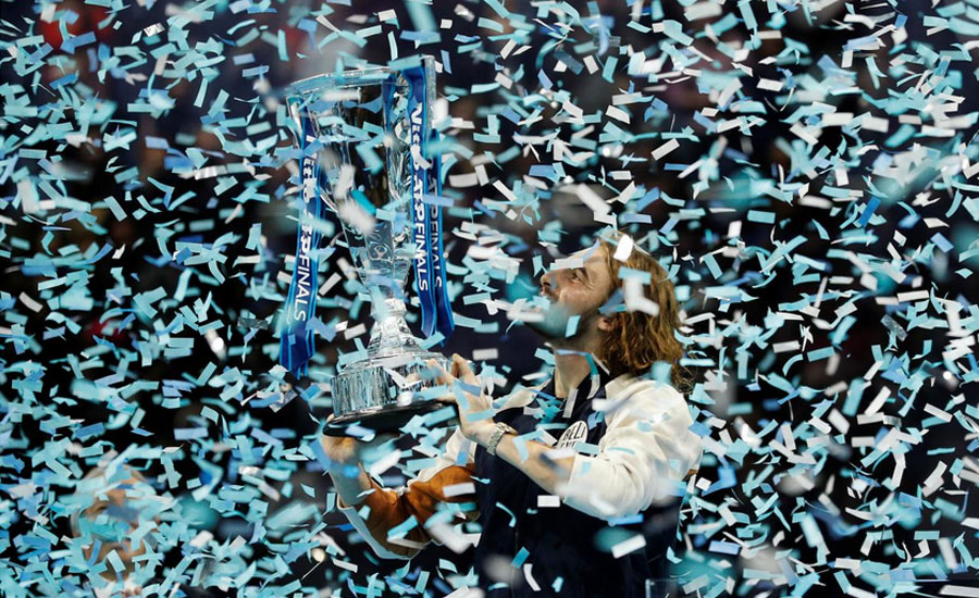 Tsitsipas fights back to beat Thiem and claim ATP Finals title