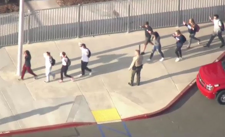 California student opens fire at his high school, killing two