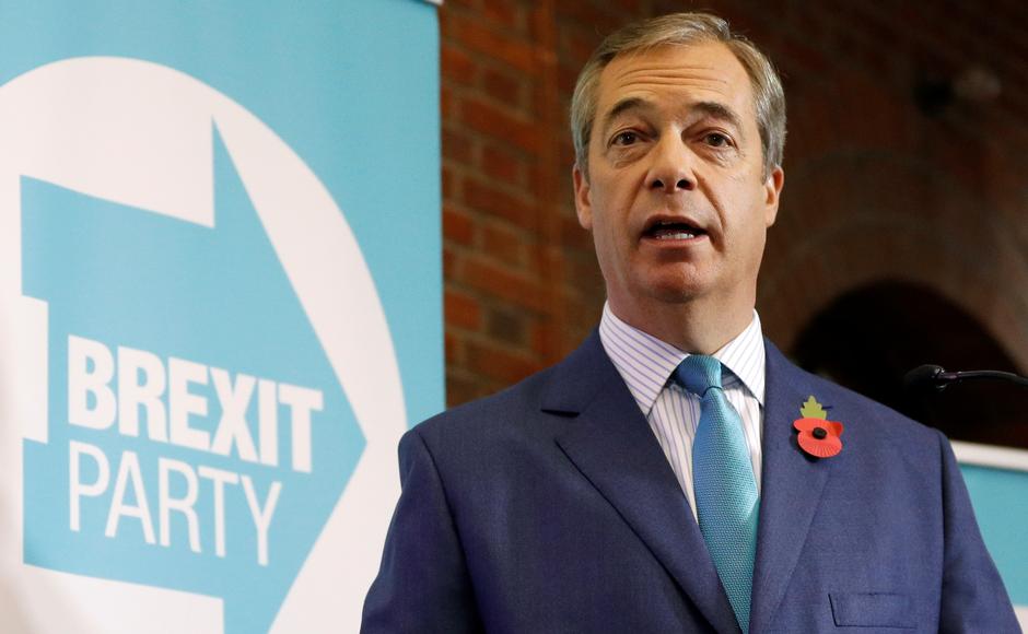 Farage's Brexit Party to fight every seat in poll battle with Johnson