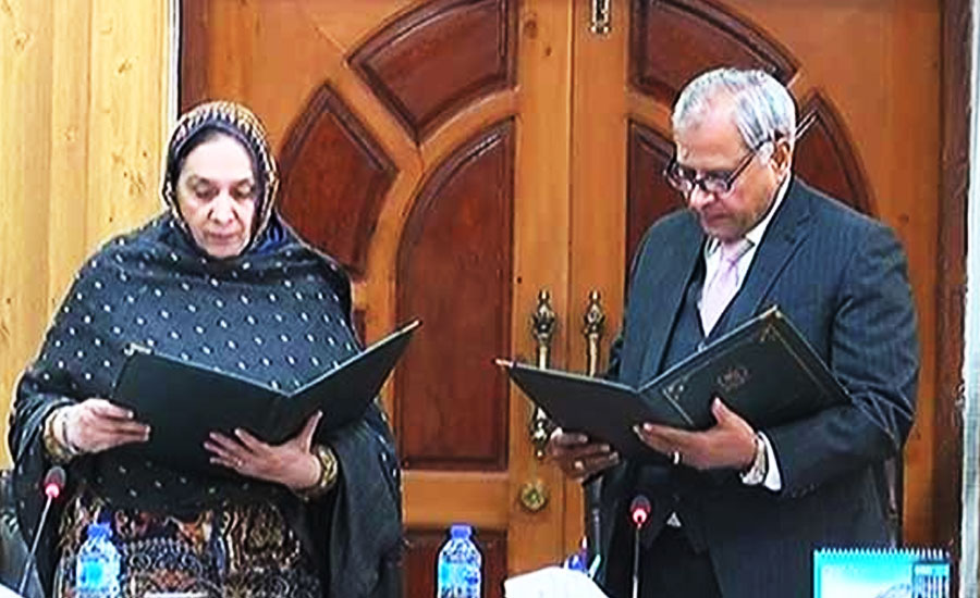 Justice (rtd) Altaf Ibrahim Qureshi takes charge as acting CEC