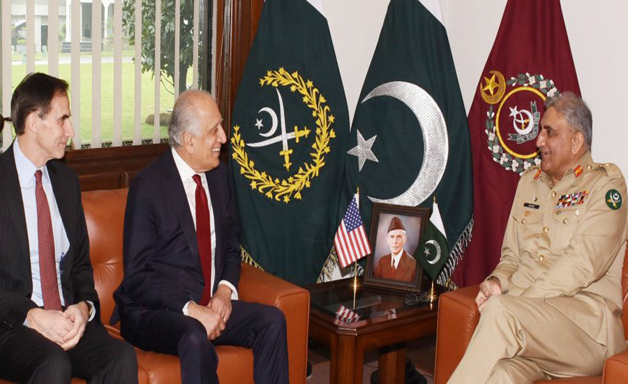 US Special Envoy Zalmay Khalilzad calls on COAS Gen Qamar Bajwa
