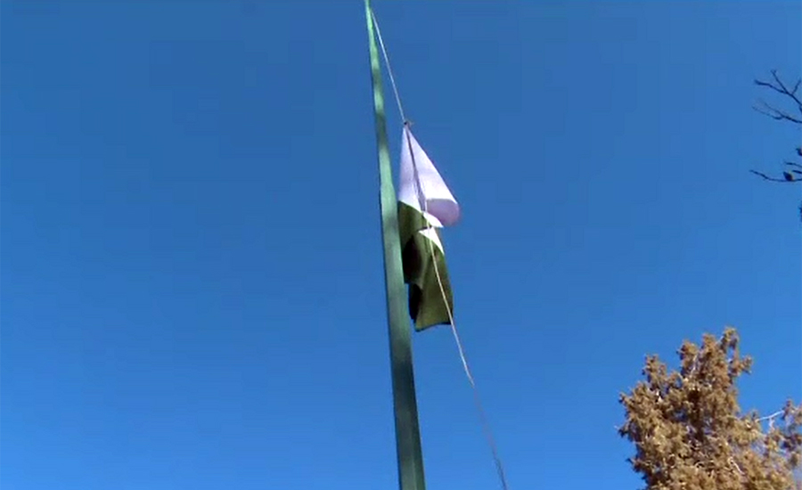 Flag-hoisting ceremony held at Quaid-e-Azam Residency in Ziarat
