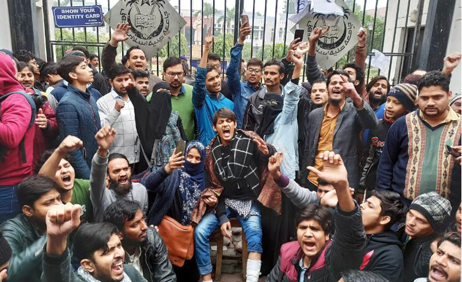 Student protests against India's citizenship law spread after clashes on campuses