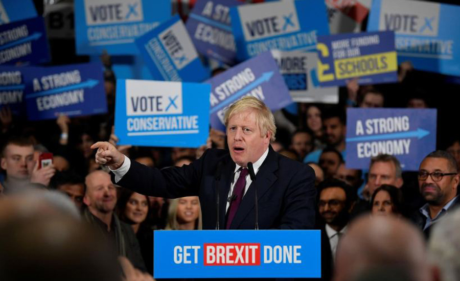 Johnson now less certain of election victory: YouGov
