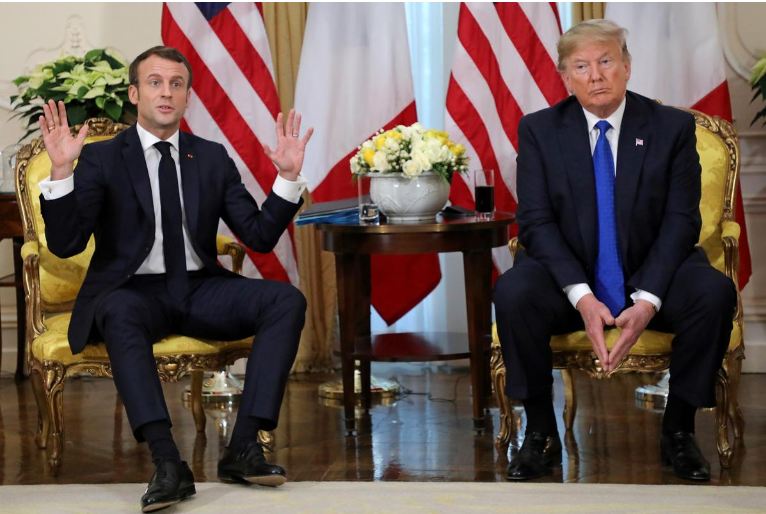 'Very, very nasty': Trump clashes with Macron before NATO summit