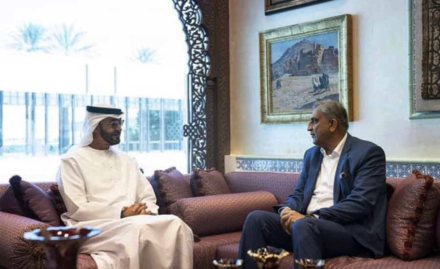COAS, Abu Dhabi crown prince discuss ways to enhance bilateral cooperation