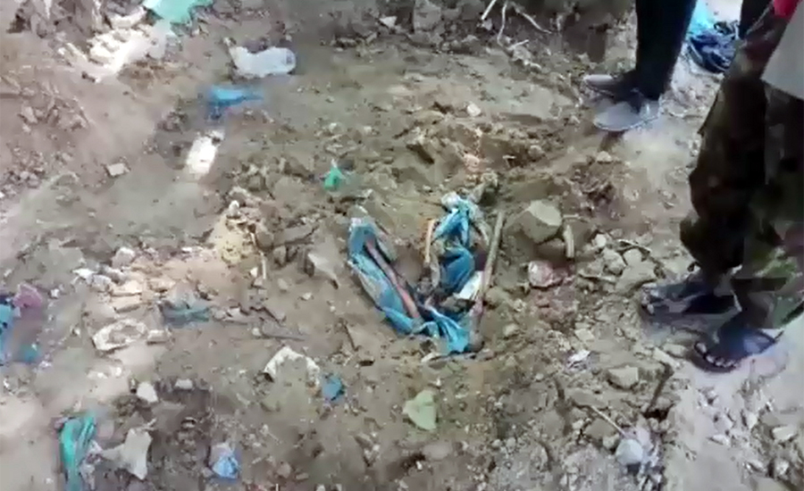 Human bones found during excavation from Karachi’s Annu Bhai Park