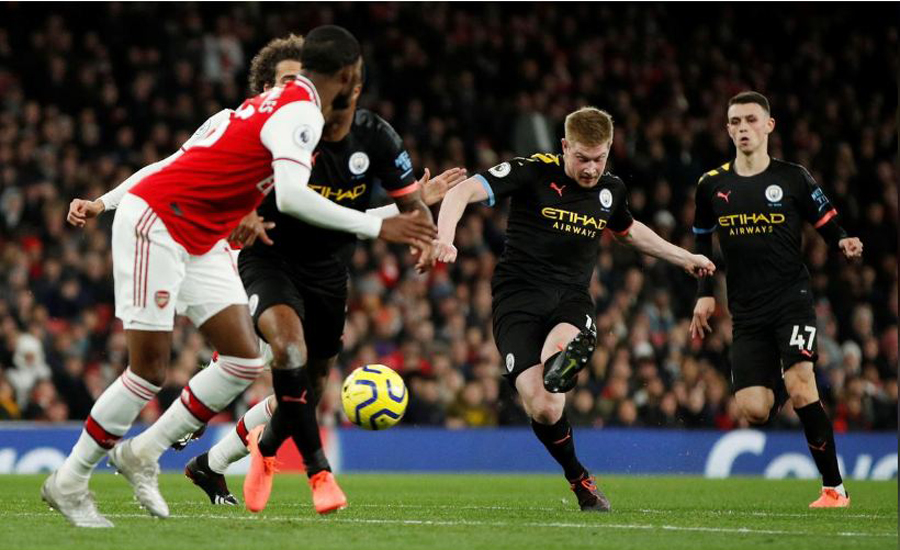 Man City crush Arsenal with De Bruyne masterclass in Premier League