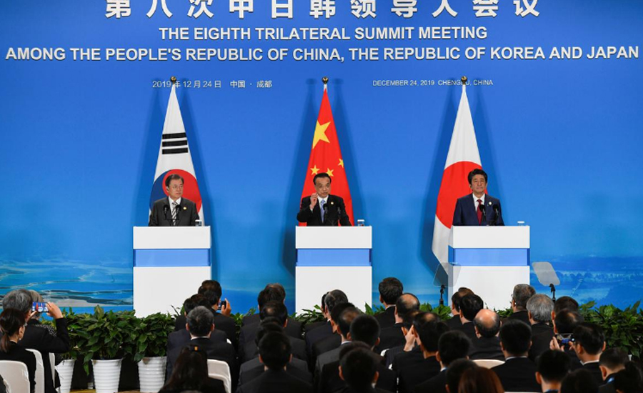 South Korea, Japan, China leaders to promote North Korea-US dialogue