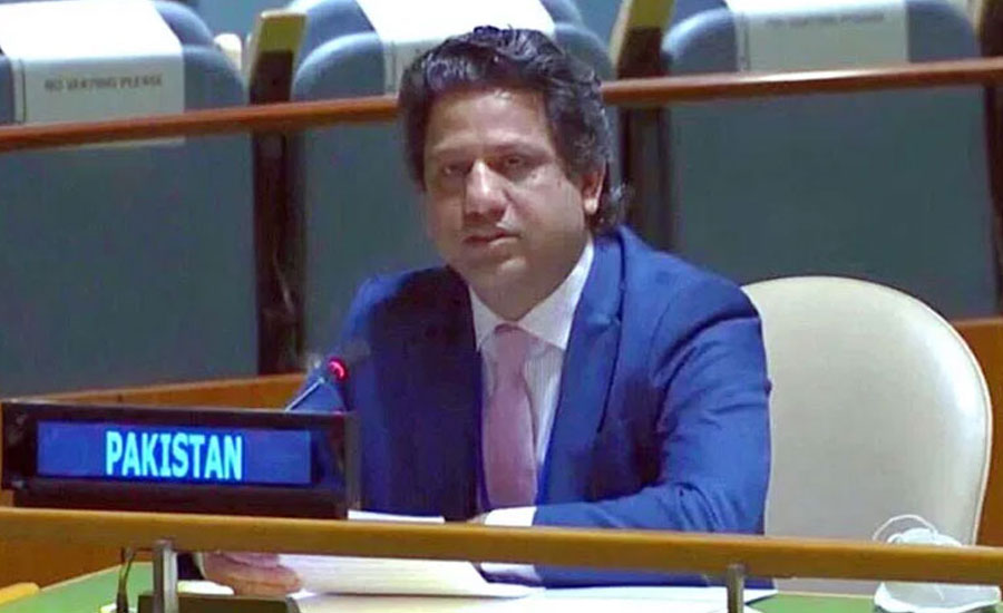 Pakistan urges world to promote solutions for Kashmir, Palestine