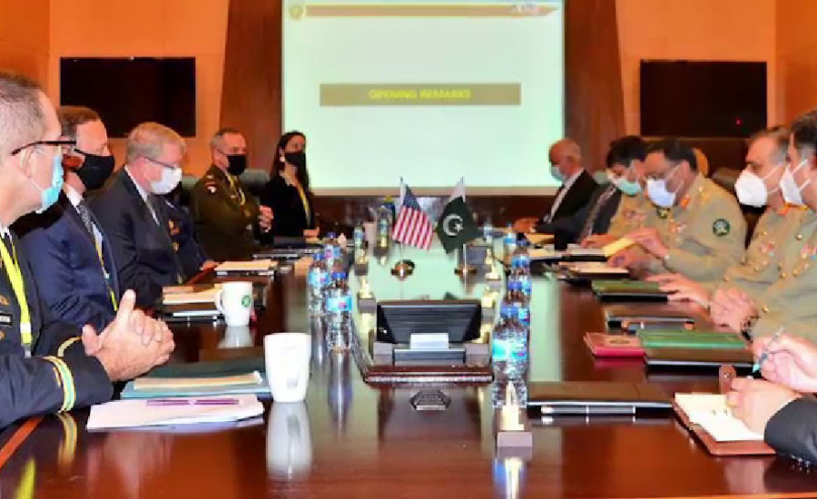 US delegation visits GHQ for on Pak-US Strategic Level Defence Dialogue