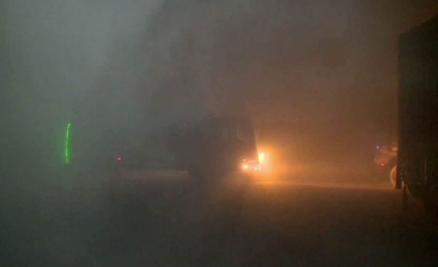 Motorway sections closed as dense fog continues to blanket Punjab cities