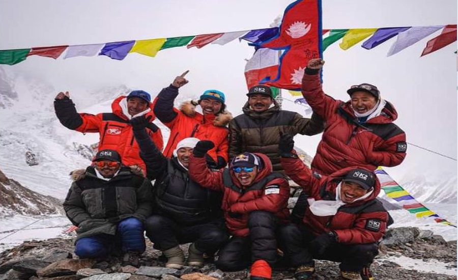 Nepali mountaineers make history by conquering K-2 first time in winter
