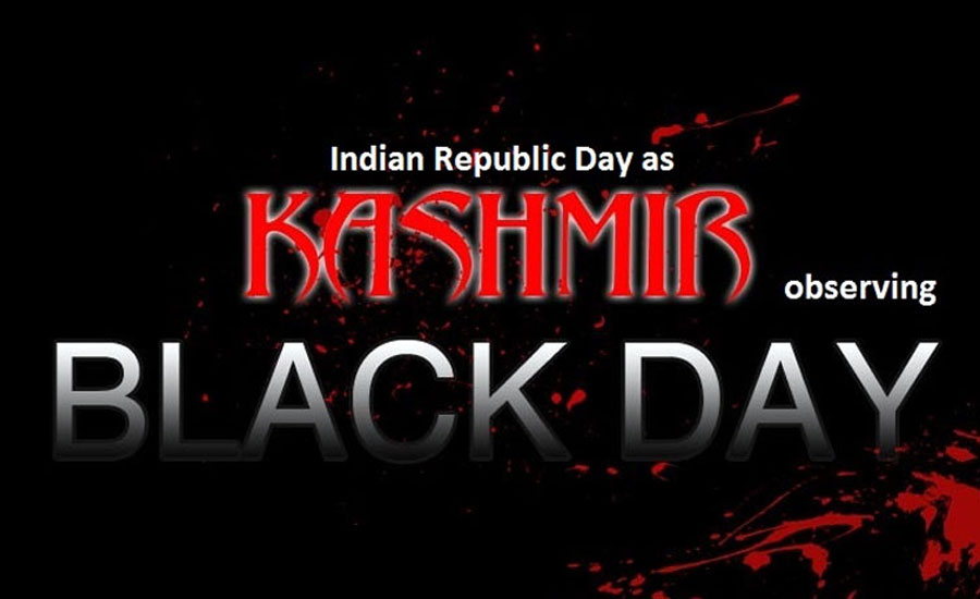 Kashmiris on both sides of LoC observing Indian Republic Day as Black Day today