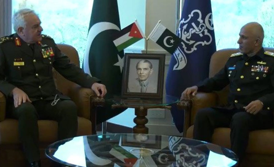 Jordan joint chief of staff chairman, CNS Admiral Amjad discuss regional security